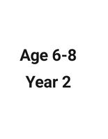 Age 6-8 Years- Year 2